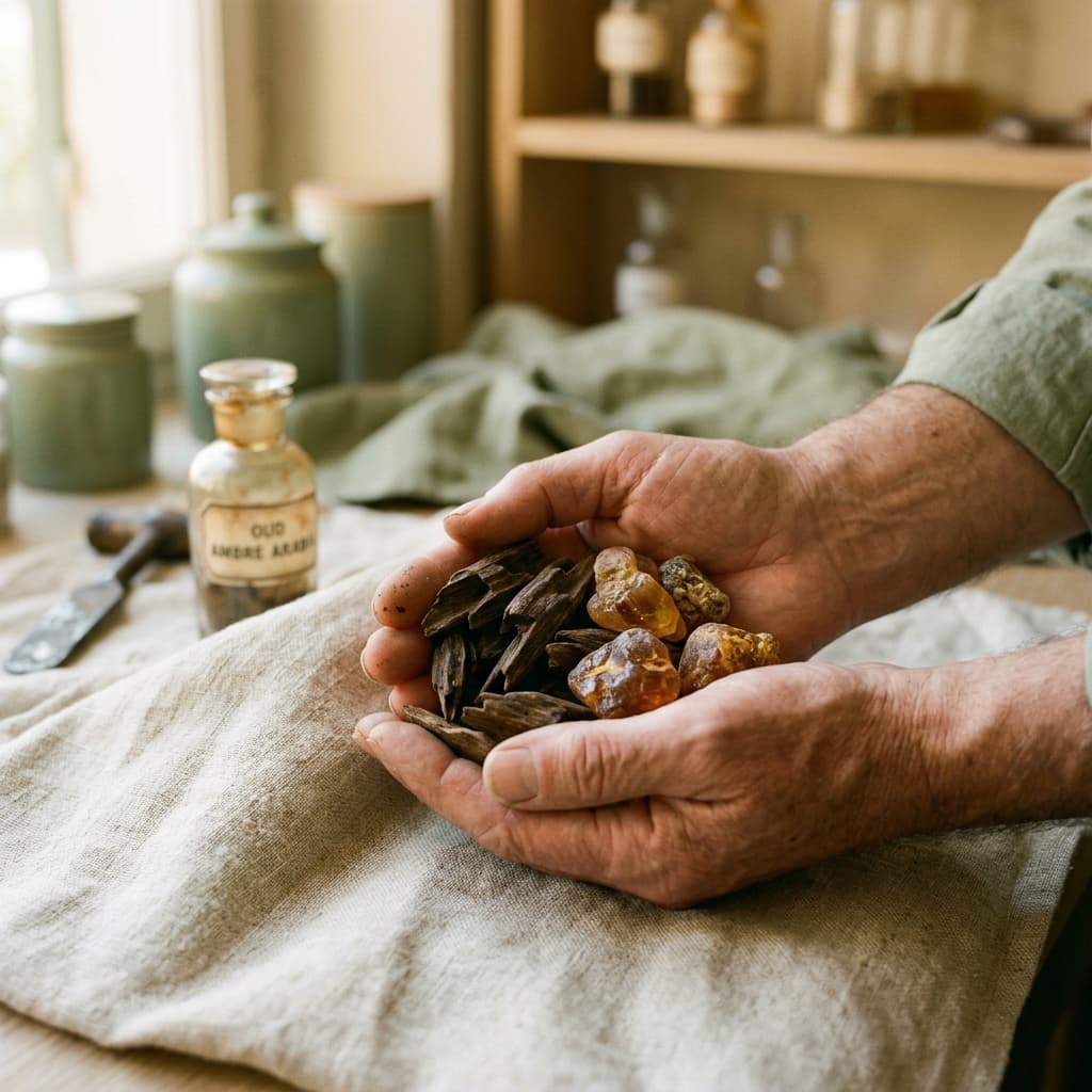 Zaaia perfumer at work